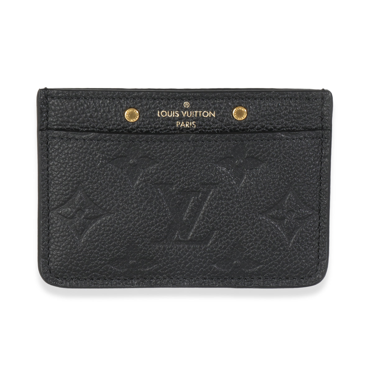 Black Monogram Empreinte Credit Card Holder