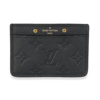 Black Monogram Empreinte Credit Card Holder