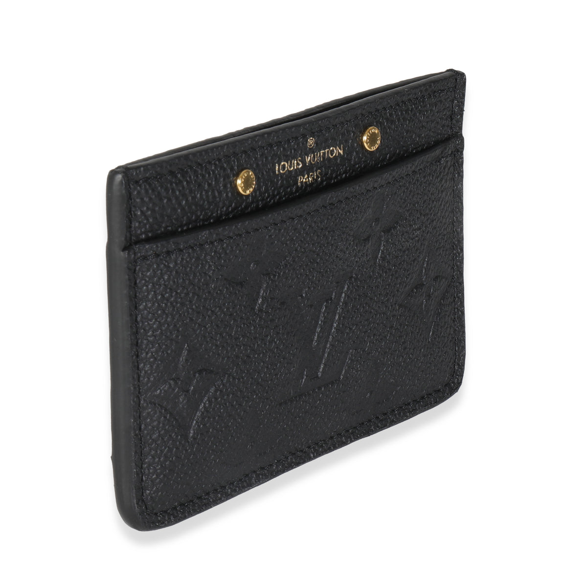 Black Monogram Empreinte Credit Card Holder