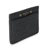 Black Monogram Empreinte Credit Card Holder