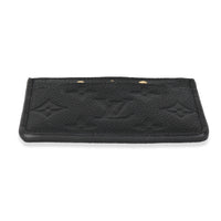 Black Monogram Empreinte Credit Card Holder