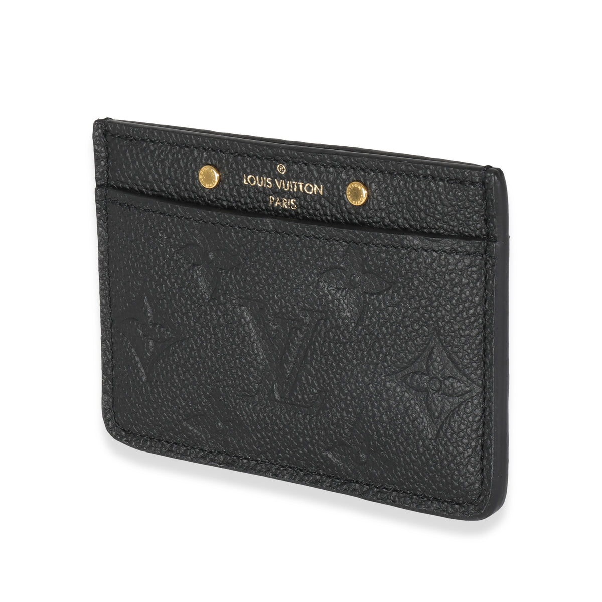 Black Monogram Empreinte Credit Card Holder