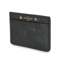 Black Monogram Empreinte Credit Card Holder