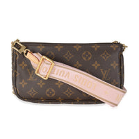 Rose Clair Monogram Canvas Multi Pochette Accessoires