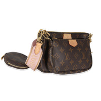 Rose Clair Monogram Canvas Multi Pochette Accessoires