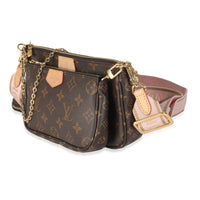 Rose Clair Monogram Canvas Multi Pochette Accessoires