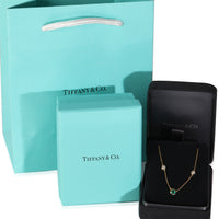 Yellow Gold Emerald & Diamond Color By The Yard Necklace