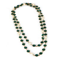 Gold-Plated Vintage 1981 Gripoix & Faux Pearl Necklace