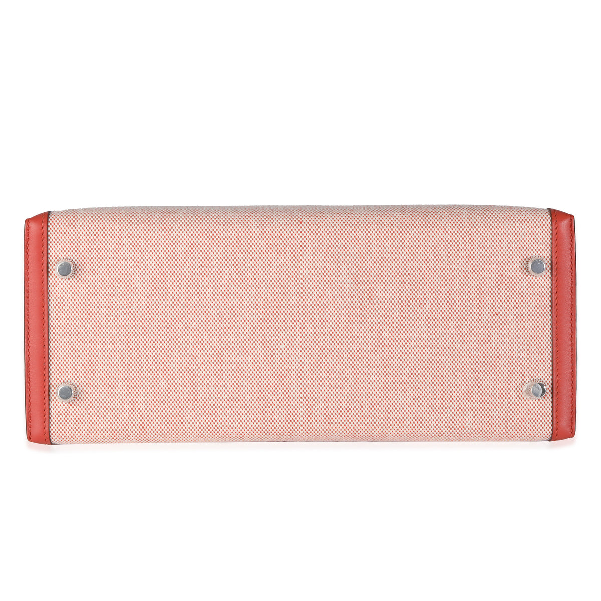 Ecru Brique Terre Battue Toile Quadrille Swift Sellier Kelly 28 PHW