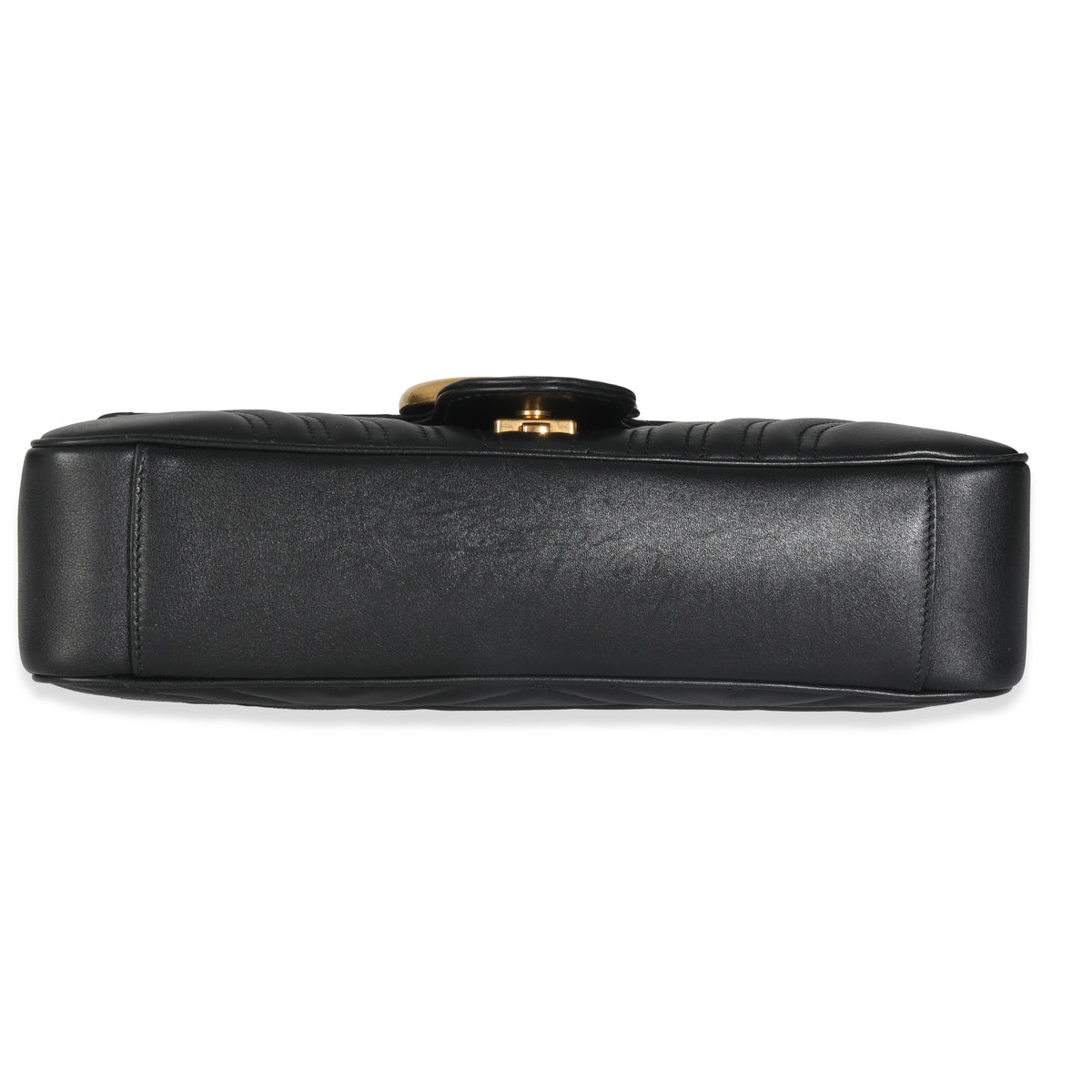 Black Matelasse Calfskin Large GG Marmont Shoulder Bag