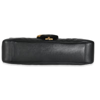 Black Matelasse Calfskin Large GG Marmont Shoulder Bag