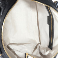 Black Calfskin GG Matelasse Medium Bowler Bag