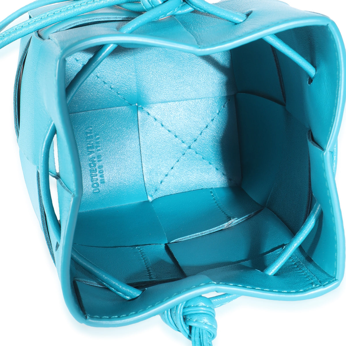 Blaster Nappa Maxi Intrecciato Mini Cassette Bucket Bag