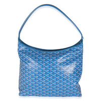 Blue Goyardine Canvas Boheme Hobo