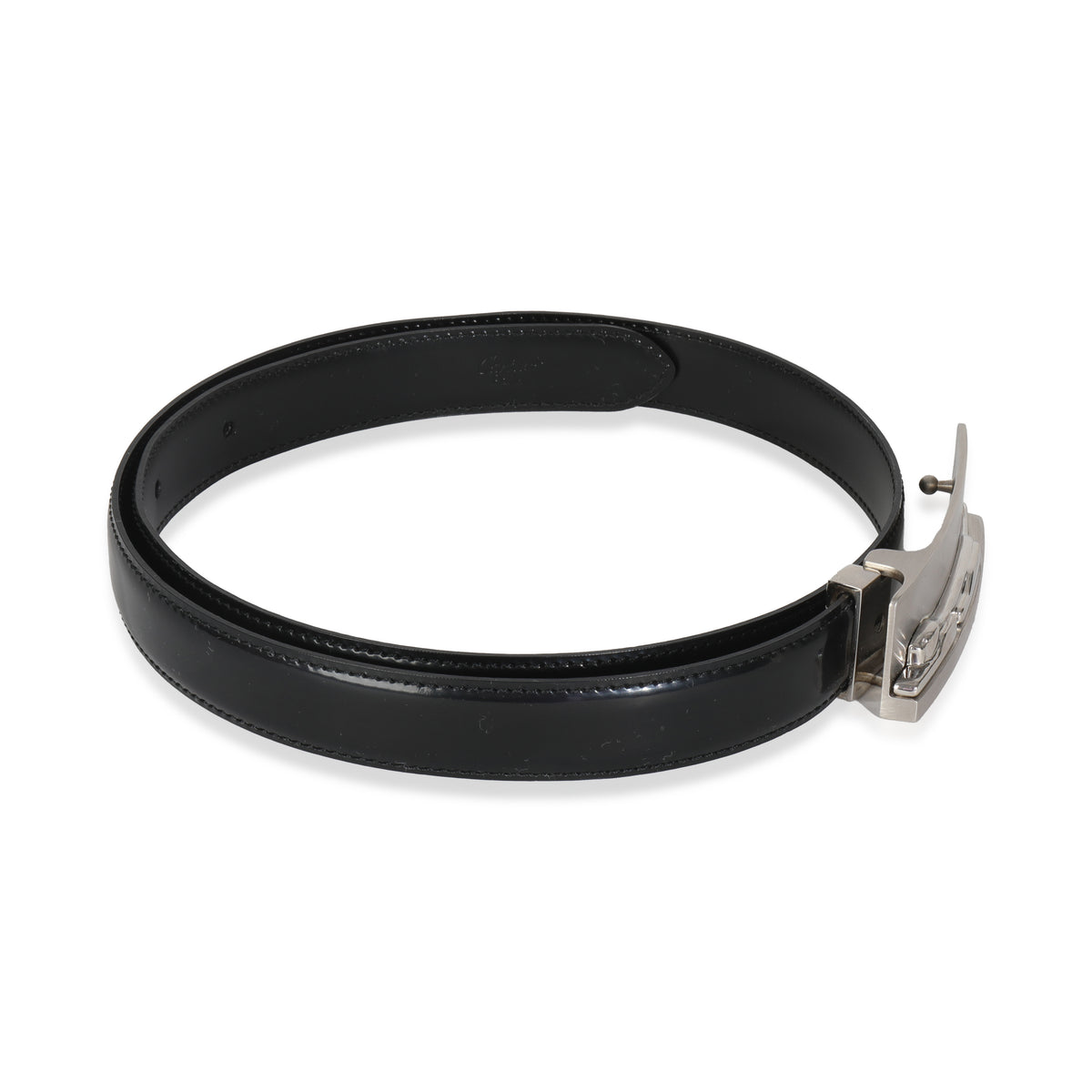 Black Silver Panther Buckle Belt