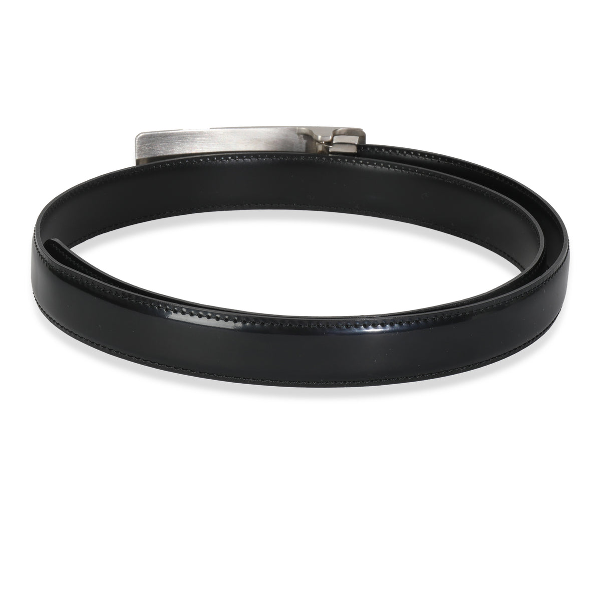 Black Silver Panther Buckle Belt