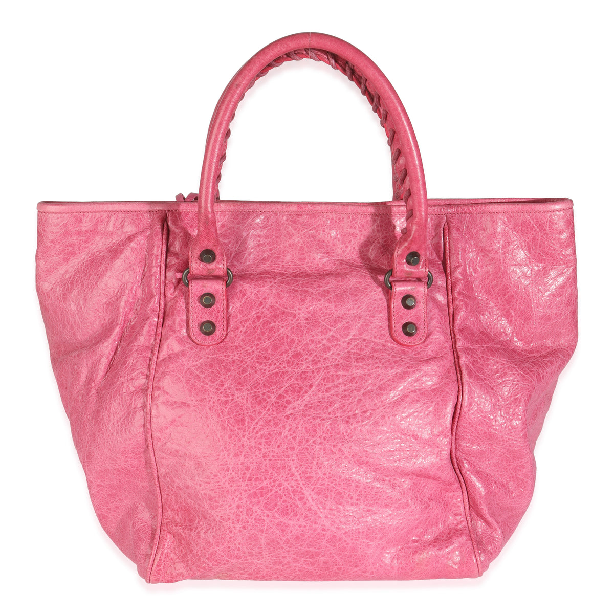 Pink Agneau Classic Hardware S Sunday Tote