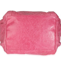 Pink Agneau Classic Hardware S Sunday Tote