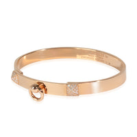 Rose Gold Diamond Collier de Chien Bracelet