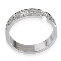 White Gold Diamond Small Model Love Ring