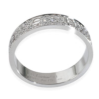 White Gold Diamond Small Model Love Ring