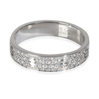 White Gold Diamond Small Model Love Ring