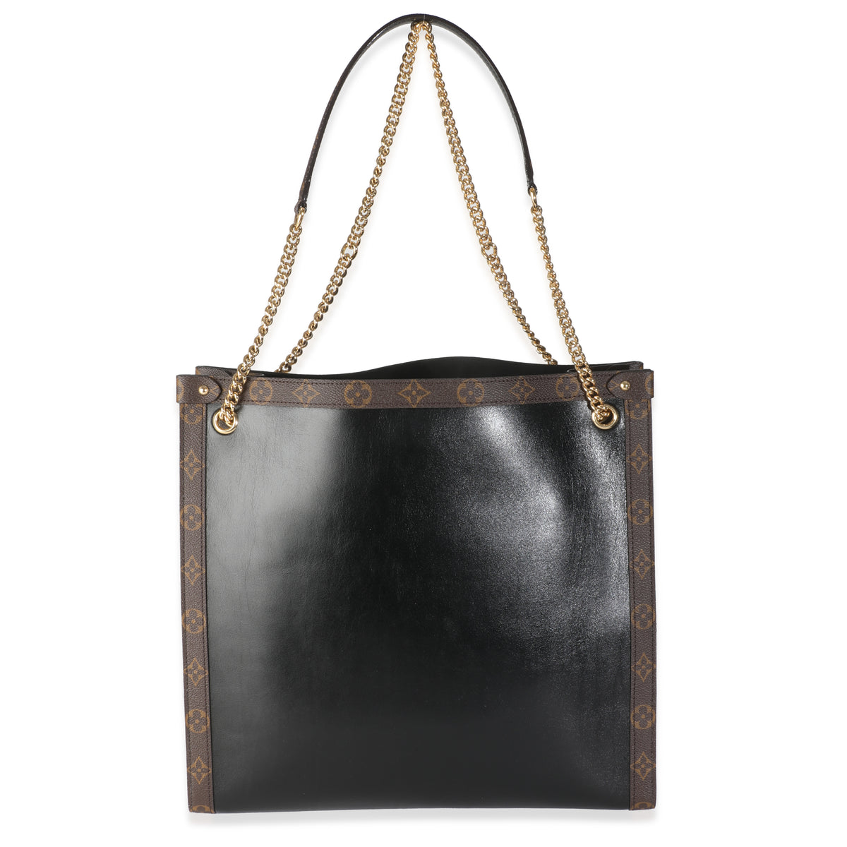 Black Calfskin Monogram Canvas Nova MM LV Vibe