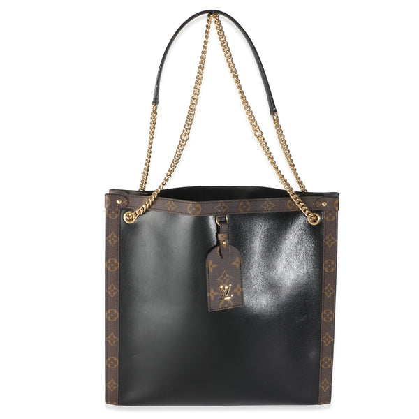 LOUIS VUITTON ステープルエディション　ブラック 　サイズ４４ Louis Vuitton Black Calfskin Monogram Canvas Nova MM LV Vibe