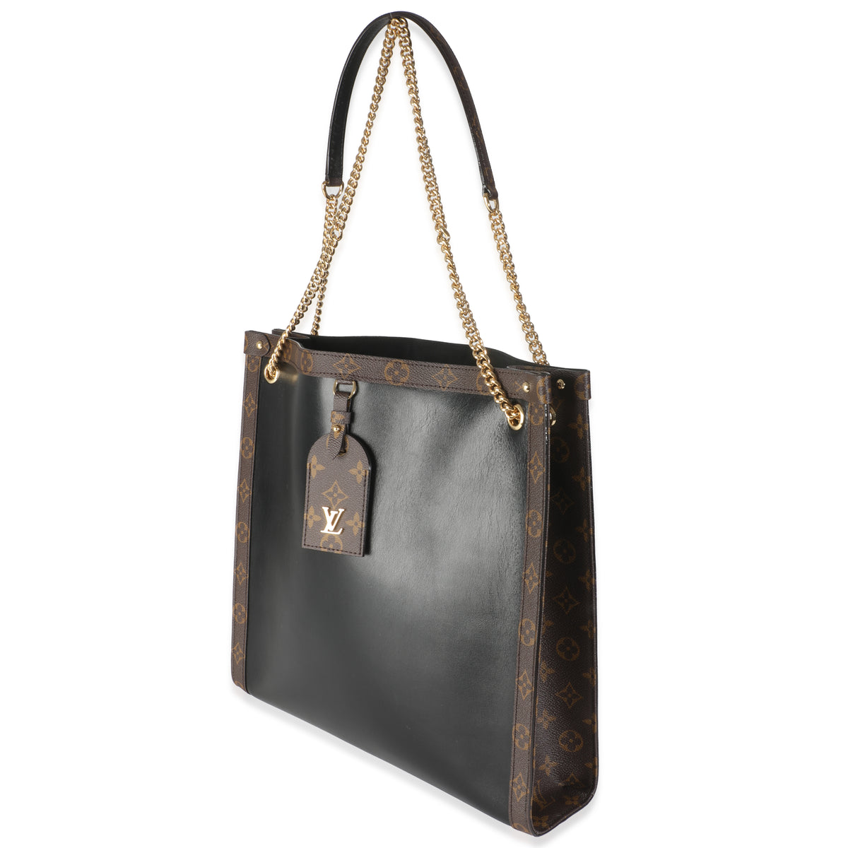 Black Calfskin Monogram Canvas Nova MM LV Vibe