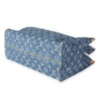 Blue Monogram Denim Onthego MM