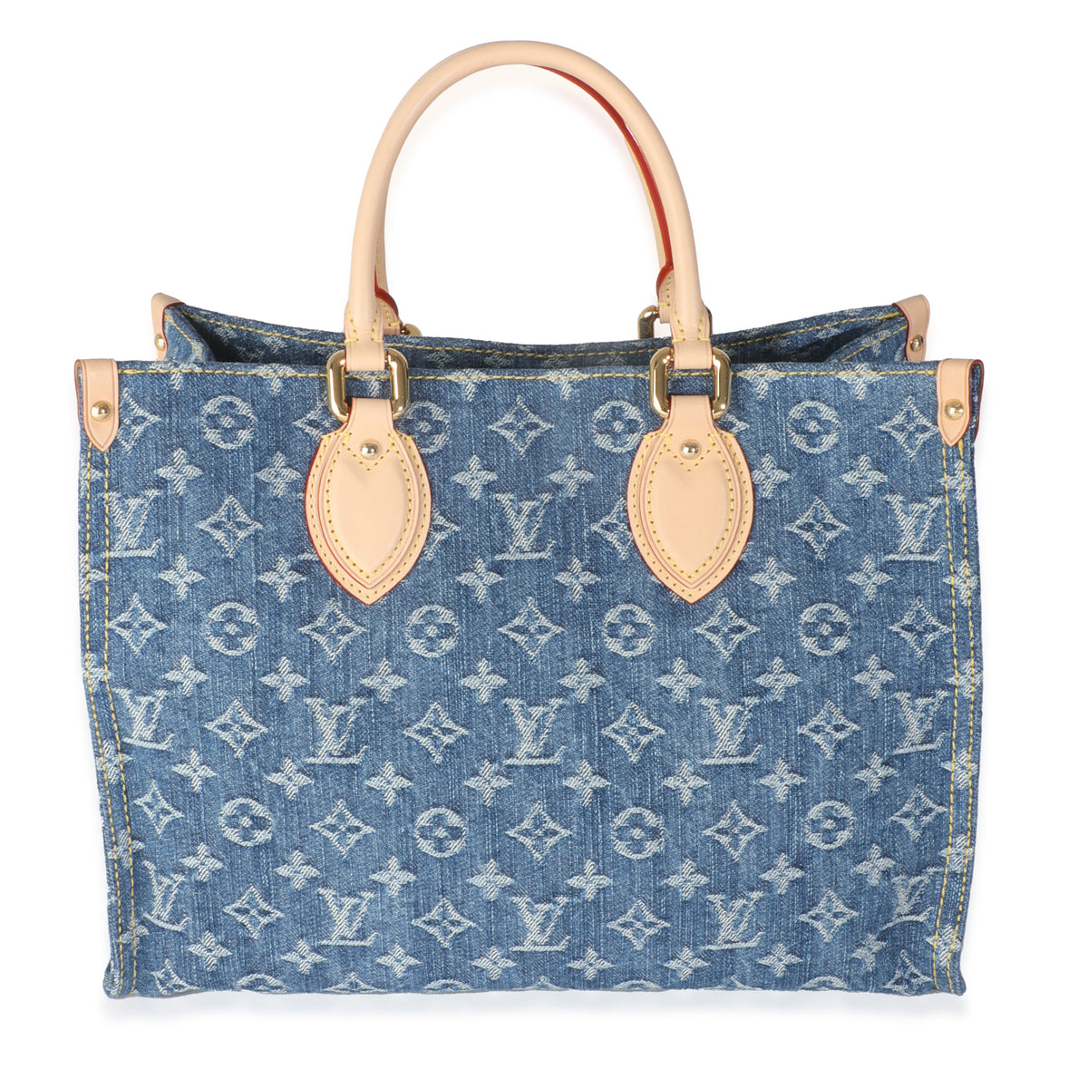 Blue Monogram Denim Onthego MM