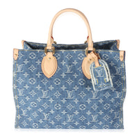 Blue Monogram Denim Onthego MM