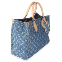 Blue Monogram Denim Onthego MM