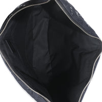Polar Night Nylon Monogram Loop Pocket Hobo