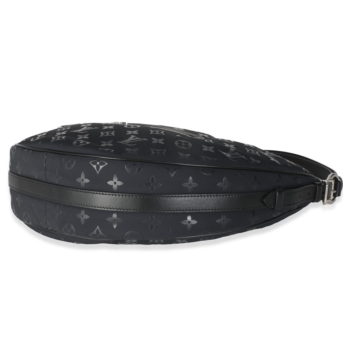 Polar Night Nylon Monogram Loop Pocket Hobo