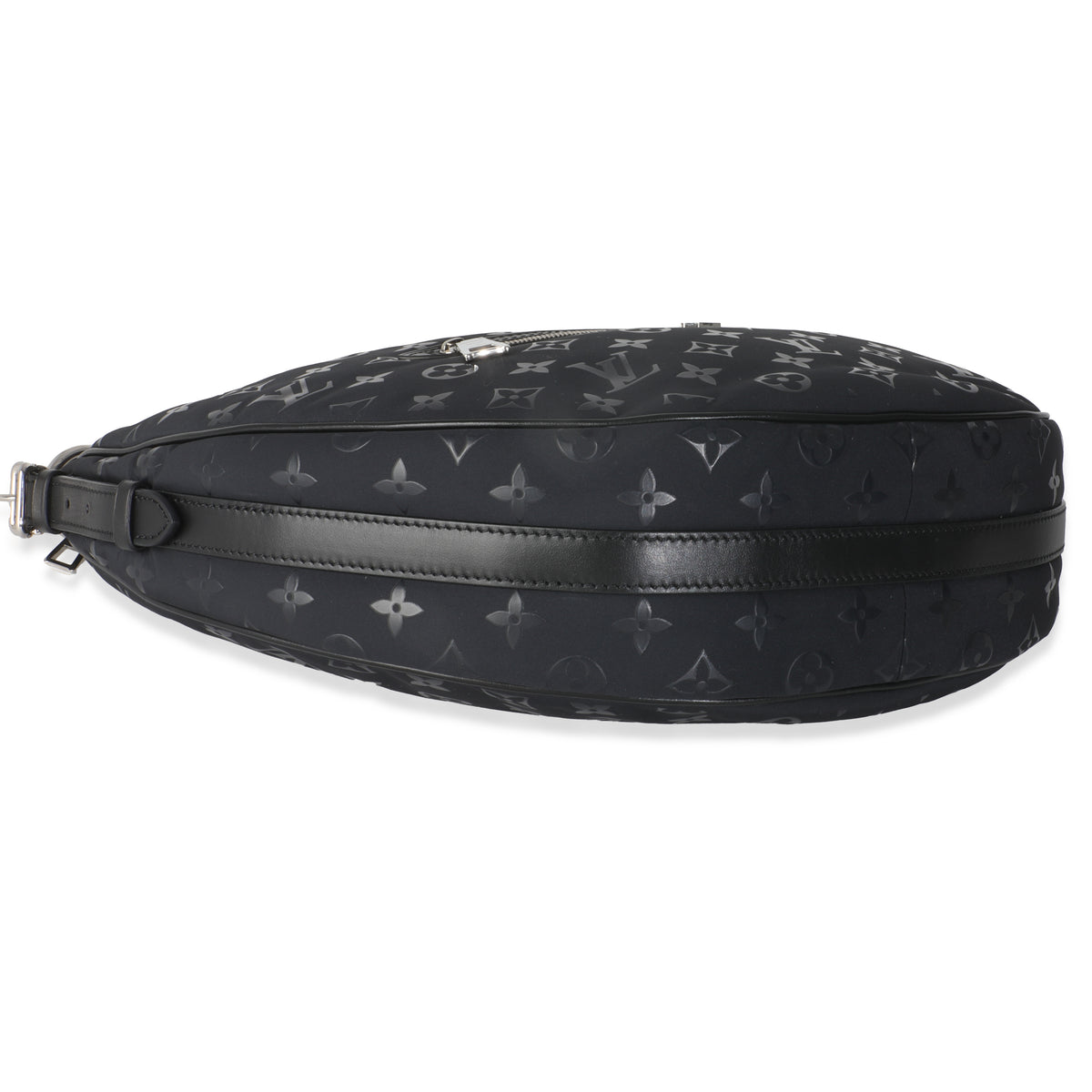 Polar Night Nylon Monogram Loop Pocket Hobo