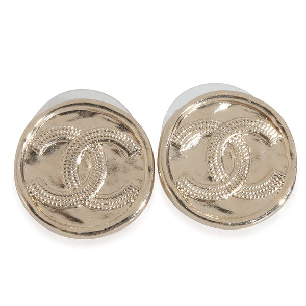 Gold-Plated 2022 CC Stud Earrings