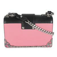 Pink Calfskin Embellished Small Cahier Bag
