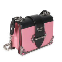 Pink Calfskin Embellished Small Cahier Bag
