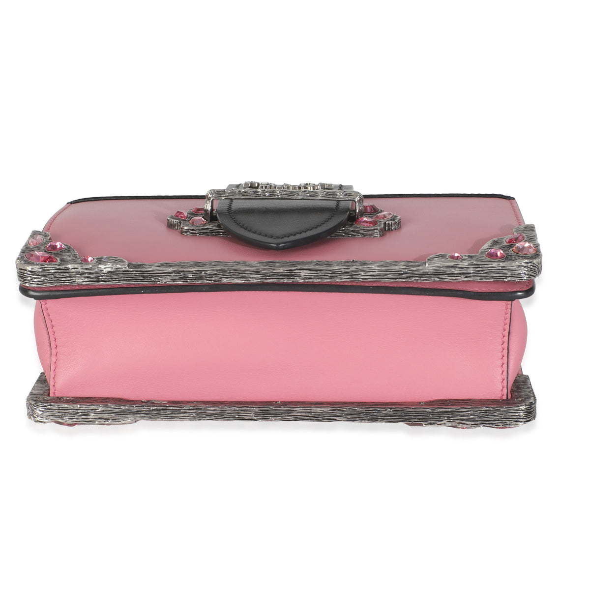 Pink Calfskin Embellished Small Cahier Bag