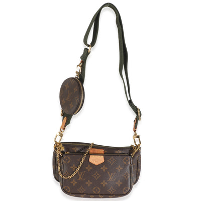 Khaki Monogram Canvas Multi Pochette Accessoires