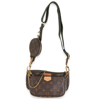 Khaki Monogram Canvas Multi Pochette Accessoires