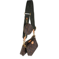 Khaki Monogram Canvas Multi Pochette Accessoires