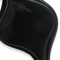 Black Leather Slim Logo Card Holder