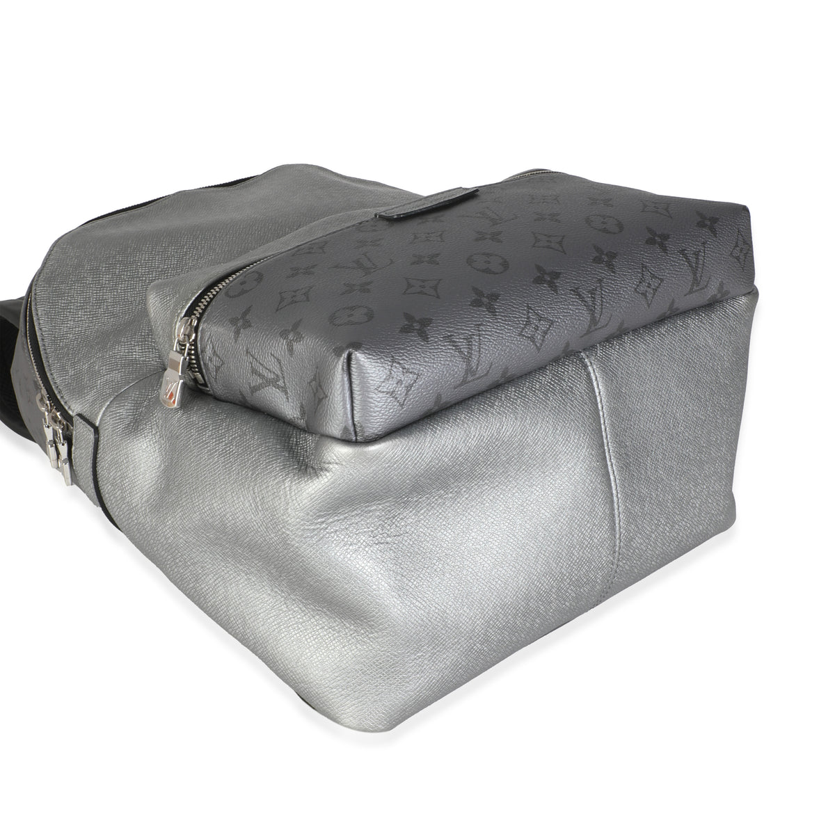 Silver Monogram Canvas Discovery Backpack