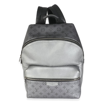 Silver Monogram Canvas Discovery Backpack