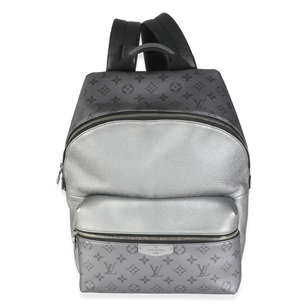 Silver Monogram Canvas Discovery Backpack