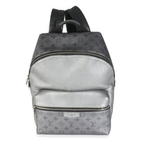 Silver Monogram Canvas Discovery Backpack