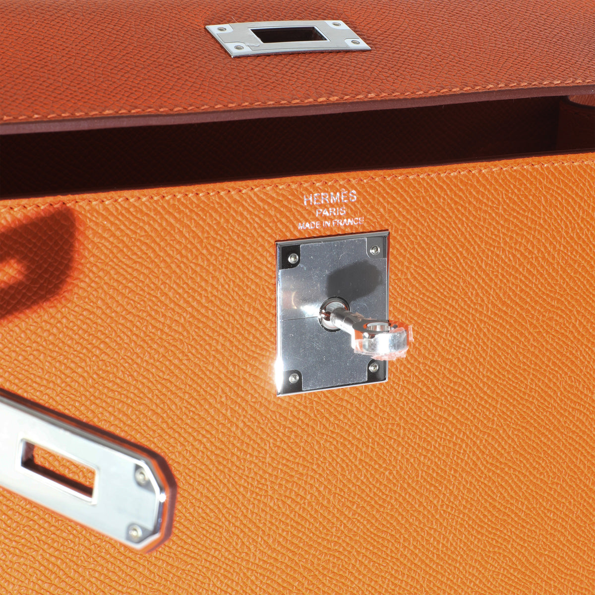 Orange Epsom Sellier Kelly 28 PHW