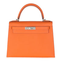 Orange Epsom Sellier Kelly 28 PHW